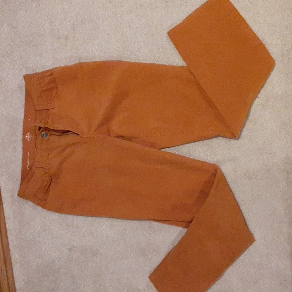 Orange corduroy pants size 12
